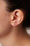 Heliophilia Silver Pendientes de Plata Esterlina 925 Dorados 7mm